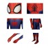 Movie Spider-Man: Into the Spider-Vers Peter Parker Spiderman Jumpsuit Elastic Force Cosplay Costume with Headgear