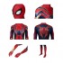 Movie Spider-Man: Far From Home Peter Parker Spiderman Jumpsuit Elastic Force Cosplay Costume with Headgear