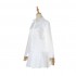 Anime The Promised Neverland Emma White Shirt Skirt Suit Cosplay Costume With Free Tattoo Sticker