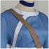 Anime Avatar: The Last Airbender Katara Blue Dress Outfit Cosplay Costumes