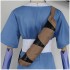 Anime Avatar: The Last Airbender Katara Blue Dress Outfit Cosplay Costumes