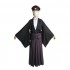 Anime TBHK Toilet-bound Hanako-kun Yugi Tsukasa Kimono Uniform Cosplay Costume with Hat