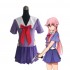 Anime Future Diary Yuno Gasai School Uniform Cosplay Costume