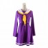 Anime No Game No Life Shiro Purple Uniform Cosplay Costume