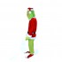 Movie How the Grinch Stole Christmas Grinch Cosplay Costume