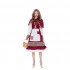 Red Riding Hood Christmas Dress Costume