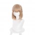 Anime Osananajimi ga Zettai ni Makenai Love Comedy Shida Kuroha Brownish Yellow Short Cosplay Wig