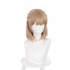 Anime Osananajimi ga Zettai ni Makenai Love Comedy Shida Kuroha Brownish Yellow Short Cosplay Wig