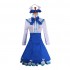 Anime Nekopara Catgirl Vanilla Blue Dress Outfits Cosplay Costume