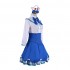 Anime Nekopara Catgirl Vanilla Blue Dress Outfits Cosplay Costume