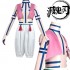 Anime Demon Slayer Kimetsu no Yaiba Akaza Komaji Upper Rank Three Cosplay Costumes