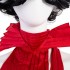 Movie Cruella Cruella de Vil Red Dress Halloween Cosplay Costumes