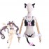 Anime Nekopara Chocola Vanilla Maid Swimsuit Halloween Cosplay Costumes