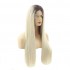 Multi-size Lace Front Wigs Long Straight Black Fade Blonde Cosplay Wigs