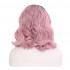 Multi-size Women Lace Front Wigs Short Curly Black Fade Pink Cosplay Wigs