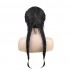 Women Lace Front Wigs Long Black Fishtail Braids Cosplay Wigs