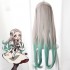 Anime Toilet Bound Hanako kun Yashiro Nene Cosplay Wig Gray Mixed Green Long Cosplay Wigs