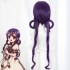 Anime Toilet Bound Hanako kun Akane Aoi Cosplay Wig Purple Mixed Circle Shape Wig