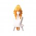 Anime Demon Slayer: Kimetsu no Yaiba Zenitsu Agatsuma Female Cosplay Wig Blonde Long Ponytail Wigs