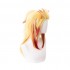 Anime Demon Slayer Kimetsu no Yaiba Rengoku Kyoujurou Cosplay Wigs Yellow Mixed Red Ponytail Wigs