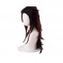 Anime Demon Slayer Kimetsu no Yaiba Tanjirou Kamado Red Mix Black Long Ponytail Cosplay Wigs