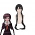 Anime Danganronpa: Trigger Happy Havoc Toko Fukawa Black Long Cosplay Wigs