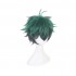 Anime My Hero Academia Izuku Midoriya Deku Cosplay Wigs Short Green Fade Black Wig