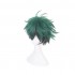 Anime My Hero Academia Izuku Midoriya Deku Cosplay Wigs Short Green Fade Black Wig