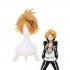 Anime My Hero Academia Denki Kaminari Short blond Cosplay Wigs with Free Headwear