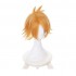 Anime My Hero Academia Denki Kaminari Short blond Cosplay Wigs with Free Headwear