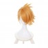 Anime My Hero Academia Denki Kaminari Short blond Cosplay Wigs with Free Headwear