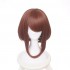 Anime My Hero Academia Ochaco Uraraka Short Brown Cosplay Wigs