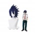 Anime My Hero Academia Tamaki Amajiki Short Dark Blue Cosplay Wigs