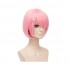 Anime Re:Zero Starting Life in Another World Rem and Ram Short Blue Pink Cosplay Wigs