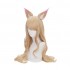 LOL KDA Nine-Tailed Fox Ahri Long Straight Blonde Cosplay Wigs With Ears