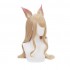 LOL KDA Nine-Tailed Fox Ahri Long Straight Blonde Cosplay Wigs With Ears