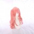 Anime FGO Fate/Grand Order Tamamo no Mae Pink Curly Ponytail Cosplay Wigs