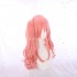Anime FGO Fate/Grand Order Tamamo no Mae Pink Curly Ponytail Cosplay Wigs