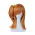 Anime LoveLive! Kousaka Honoka Long Orange Cosplay Wigs