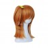 Anime LoveLive! Kousaka Honoka Long Orange Cosplay Wigs