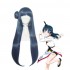 Anime LoveLive!Sunshine!! Tsushima Yoshiko Long Mixed Blue Cosplay Wigs