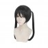 Anime Fire Force Kotatsu Tamaki Long Black Cosplay Wigs