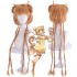 Anime Tokyo Mew Mew Bu-Ling Huang Pudding Fong Cosplay Wigs