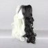 Anime Danganronpa: Trigger Happy Havoc Monokuma Black and White Bear Double Ponytail Long Curly Cosplay Wigs