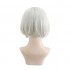 Game Nier: Automata Game 2b YoRHa No.2 Type B Silver Short Cosplay Wigs