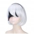 Game Nier: Automata Game 2b YoRHa No.2 Type B Silver Short Cosplay Wigs