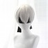 Game NieR Automata YoRHa No.9S Silver Heat Resistant Synthetic Men Short Cosplay Wigs