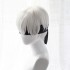 Game NieR Automata YoRHa No.9S Silver Heat Resistant Synthetic Men Short Cosplay Wigs