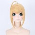 Anime FGO Fate Stay Night Arturia Pendragon Saber Blonde Grey Styled Updo 3 Colors Cosplay Wigs