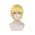 Anime Fire Force Iris Short Blond Cosplay Wigs